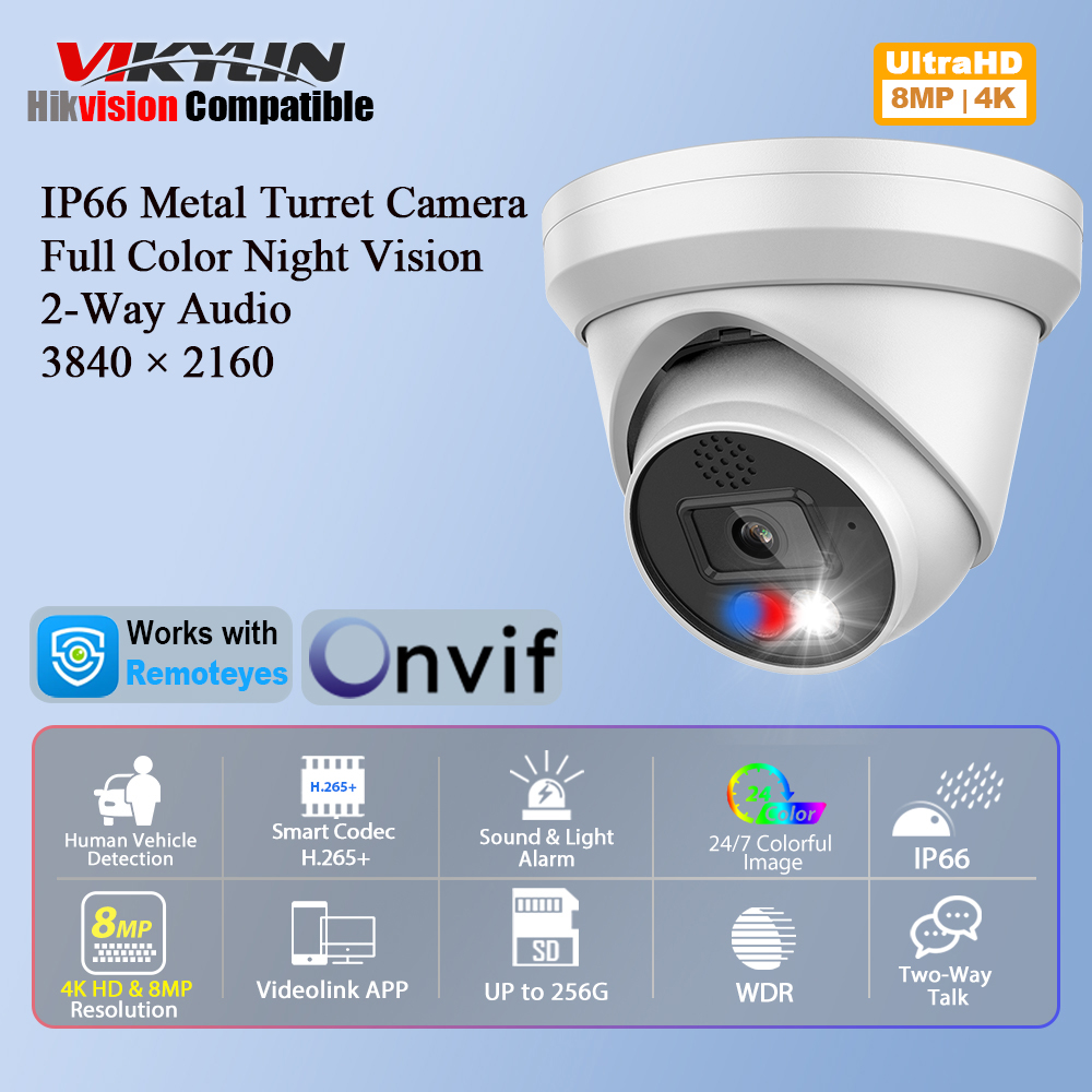 Home Improvement Noise - Telecamera IP Vikylin 4K 8MP con