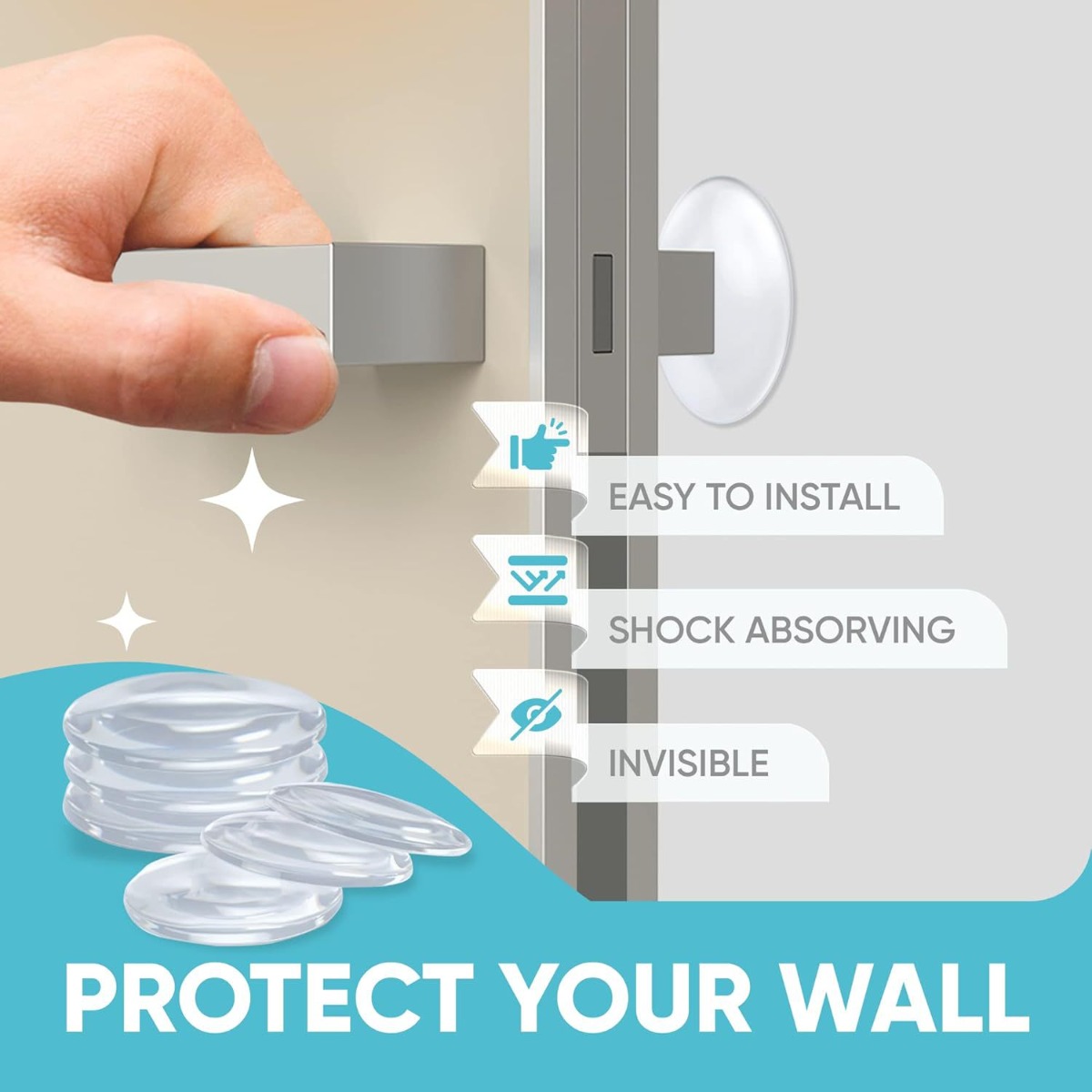 Home Improvement Noise - Cuscinetti anticollisione in silicone autoadesivo Protezioni