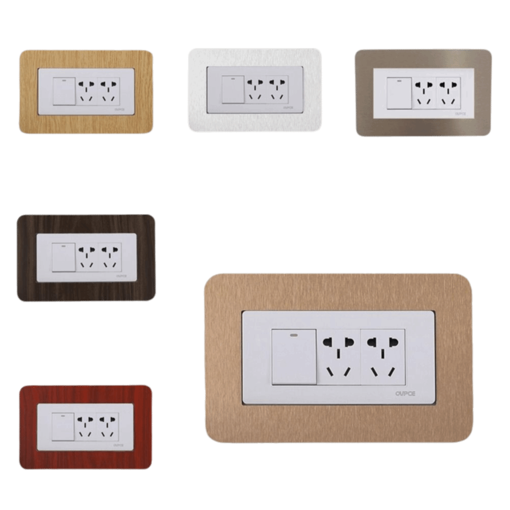 Electrical Outlet Cover - Adesivo per interruttore in resina, anti-sporco,