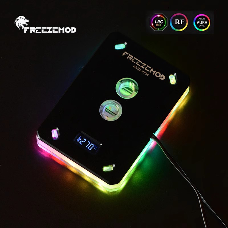 Electrical Outlet Cover - FREEZEMOD Termometro Monitor CPU Blocco acqua