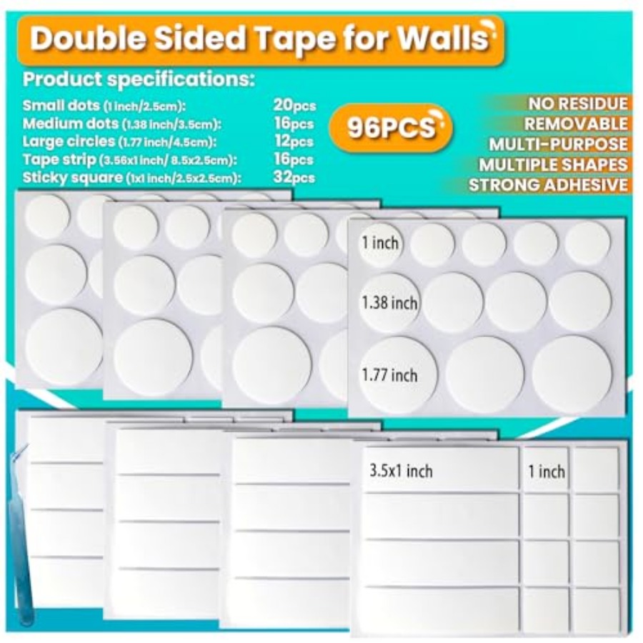 Nastro Biadesivo per Pareti, S - Picture Hanging Strip recensione e prezzo