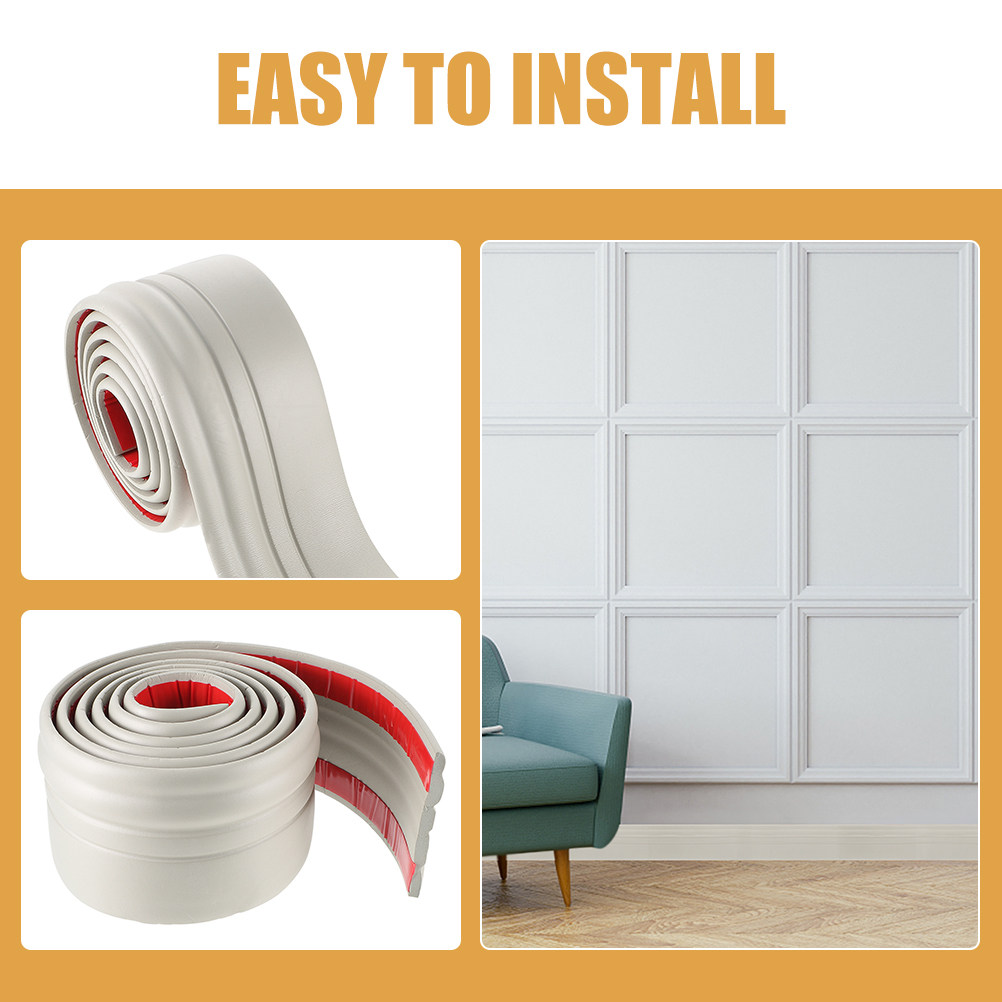 1 Rotolo di Profilo Angolare A - Baseboard Molding Trim recensione e prezzo