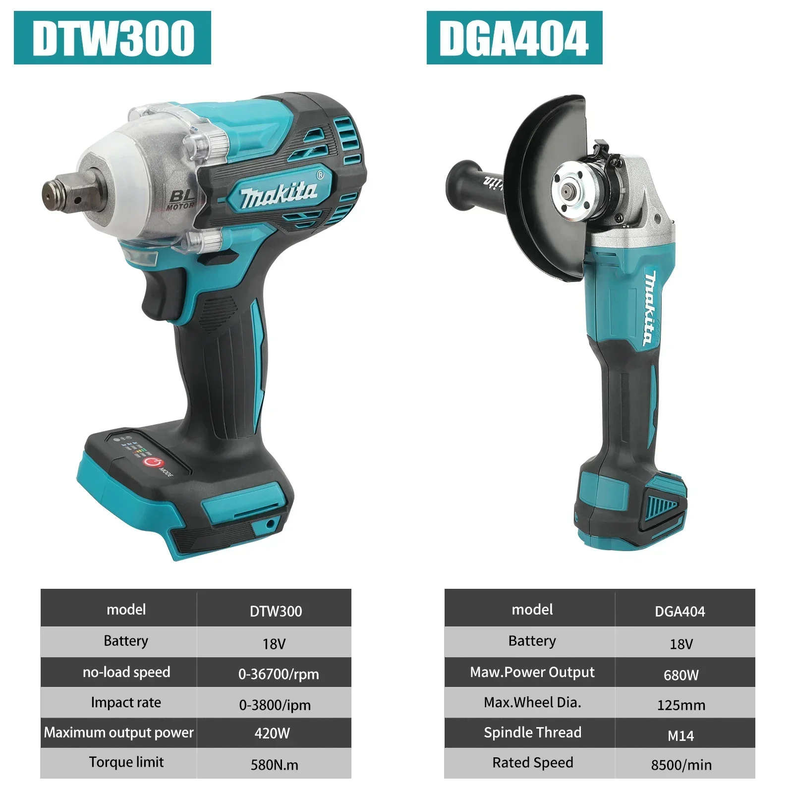 Makita DTW300 o DGA404 Combo:  - Makita Drill Dtw300 recensione e prezzo