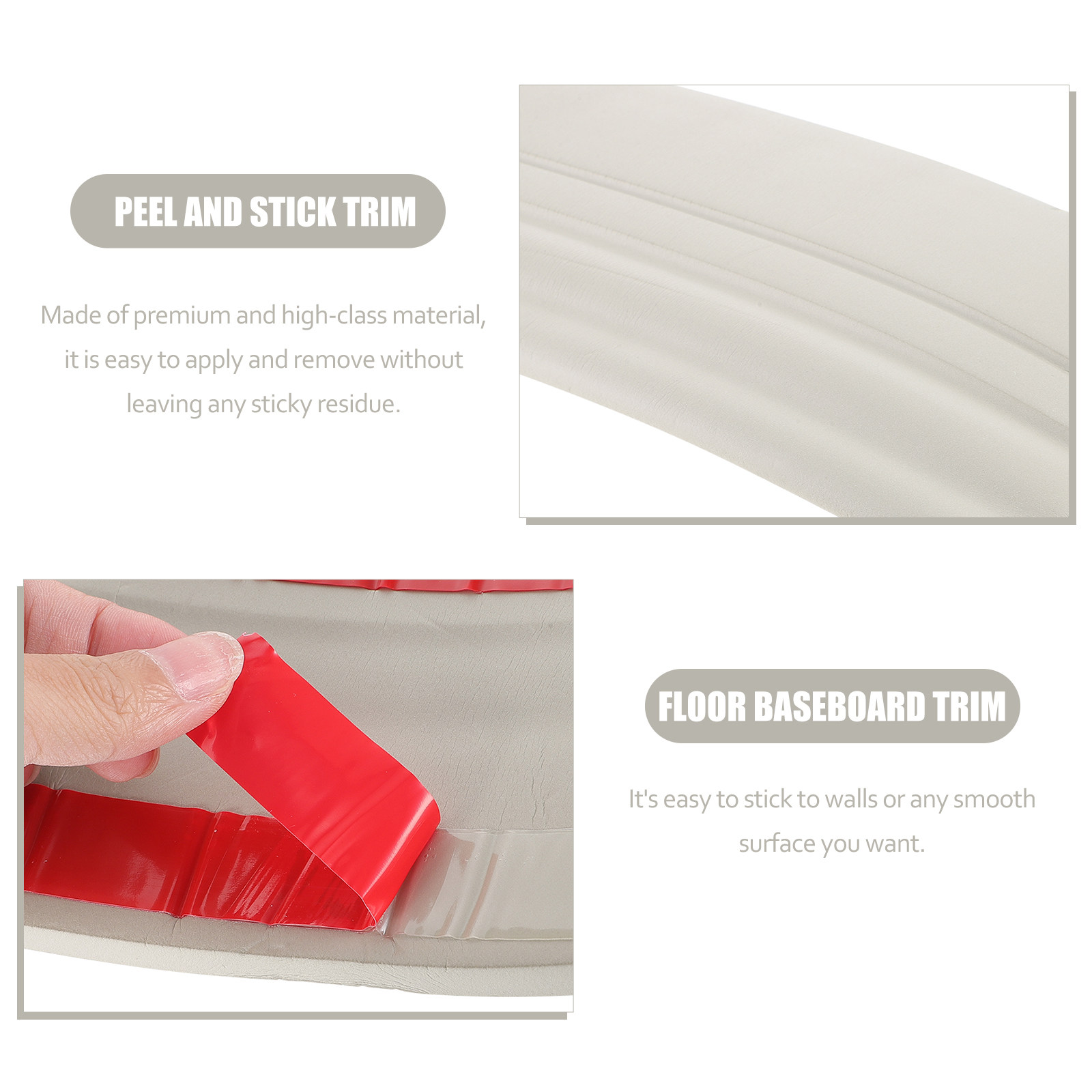 1 Rotolo di Profilo Adesivo pe - Baseboard Molding Trim recensione e prezzo