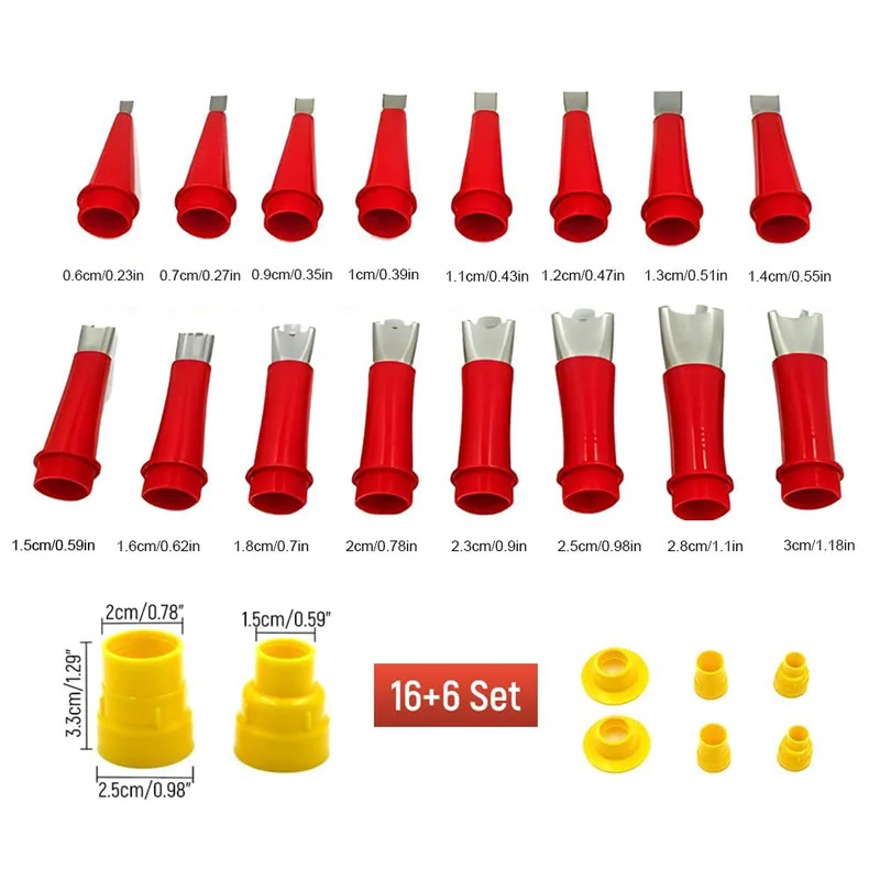 Set da 22 Pezzi di Ugelli per  - Bathroom Caulk Siliconized recensione e prezzo